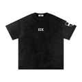 "CONQUERER" Snow Washed Oversized T-Shirt